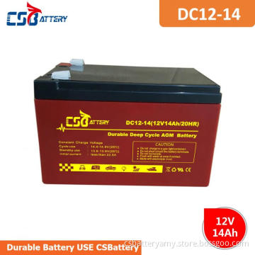 CSBattery 12v 14ah Deep Cycle AGM/GEL Battery Amy
